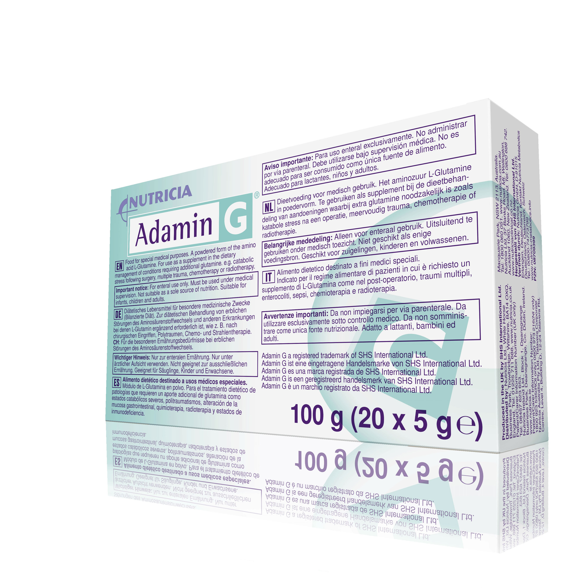 adamin G integratore glucosammina 20 bustine da 5 g.