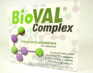 bioval complex integratore probiotico 20 bustine
