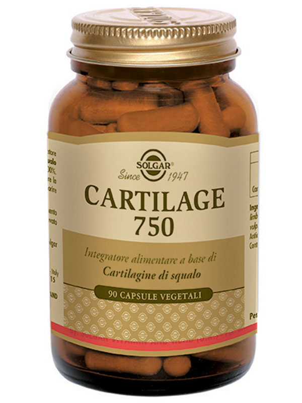 SOLGAR Cartilage 750 90 capsule vegetali
