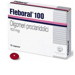 fleboral 100 integratore alimentare a base di oligomeri procianidolici 15 capsule