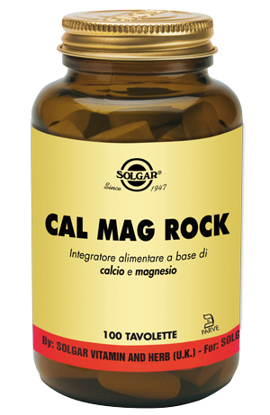 SOLGAR Cal Mag Rock integratore alimentare 100 tavolette