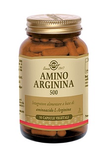 SOLGAR Amino Arginina 500 integratore alimentare 50 capsule vegetali