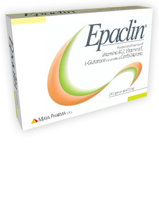 Epaclin integratore alimentare di vitamina B12, vitamina E, L-glutatione 24 capsule