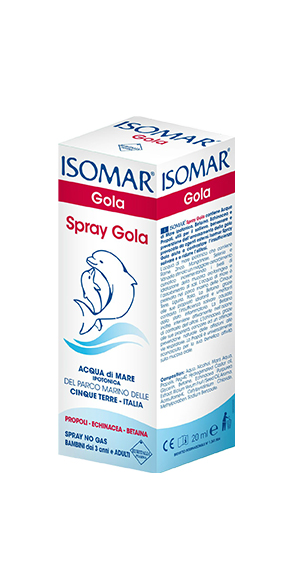 ISOMAR gola spray acqua di mare ipotonica 20 ml.