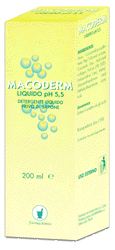 Macoderm detergente liquido senza sapone 200 ml.