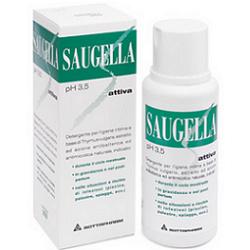 SAUGELLA LINEA VERDE attiva detergente specifico per igiene intima femminile 250 ml.