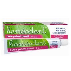 Homeodent dentifricio 2-6 anni gel fragola e lampone