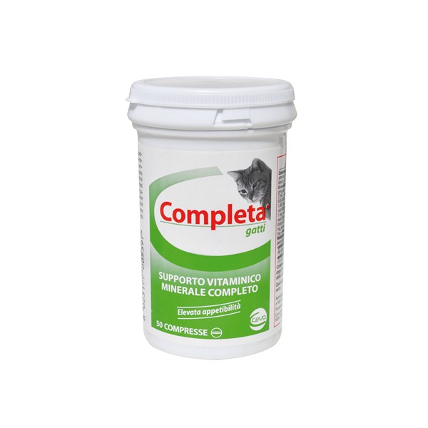 Completa Gatti mangime complementare vitaminico/minerale 50 compresse