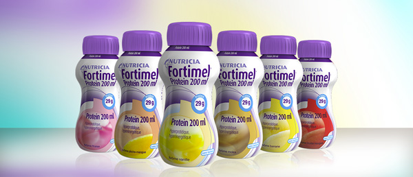 fortimel compact protein gusto banana 4x125 ml.