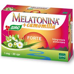 Melatonina Forte + camomilla integratore alimentare 30 compresse