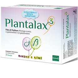 Plantalax 3 gusto kiwi prugna integratore alimentare di fibra di psillyum 20 bustine