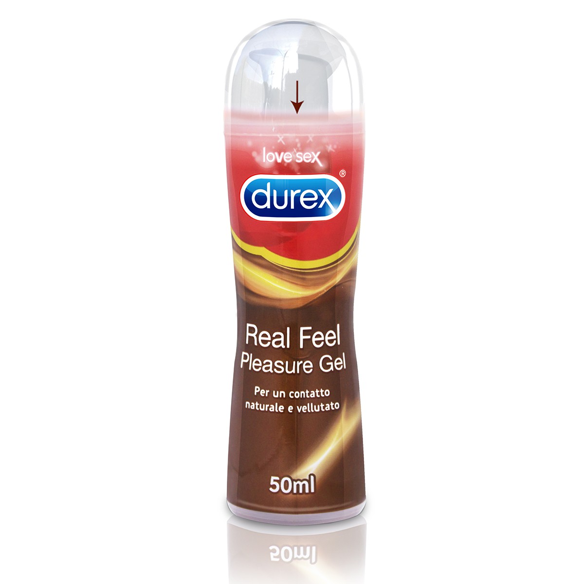 DUREX pleasure gel real feel per un contatto naturale e vellutato 50 ml.