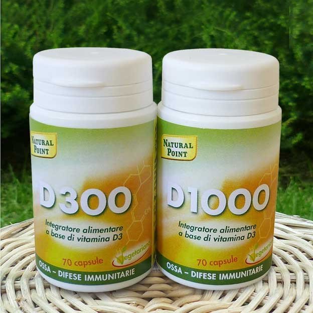 NATURAL POINT D1000 integratore alimentare di vitamina D 70 capsule
