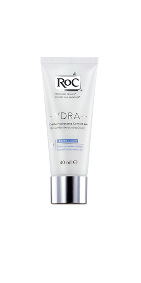 ROC HYDRA+ crema idratante comfort 24h texture leggera per la pelle normale e mista 40 ml.
