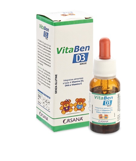 vitaben D3 integratore alimentare a base di vitamina D3 ed E 15 ml.