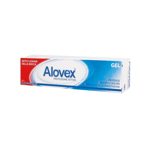 alovex protezione attiva in gel per la cura di afte, stomatiti aftose, piccole lesioni della bocca 8 ml.