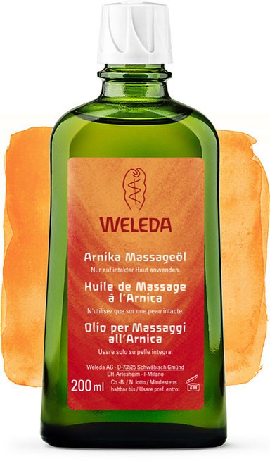 WELEDA arnica olio massaggi 200 ml.