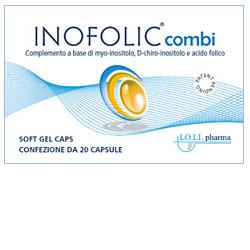 inofolic combi integratore a base di myo-inositolo, d-chiro-inositolo e acido folico 20 capsule