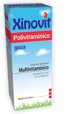 Integratore alimentare multivitaminico - Xinovit polivitaminico gocce 12 ml.