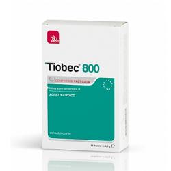 tiobec 800 integratore alimentare di acido alfa-lipoico 20 compresse fast-slow