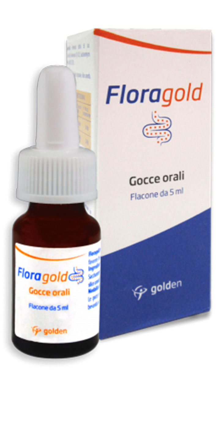 floragold gocce orali integratore alimentare di fermenti lattici vivi (Lactobacillus rhamnosus e Saccharomyces boluardii)