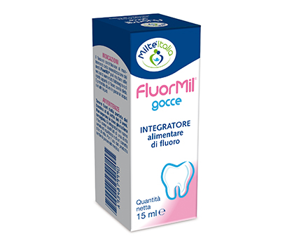 fluormil integratore alimentare prevenzione delle carie e igiene orale 15 ml.