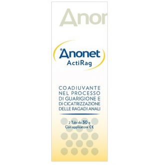 anonet actirag crema topica per la ragade anale 2 tubi da 30 ml.