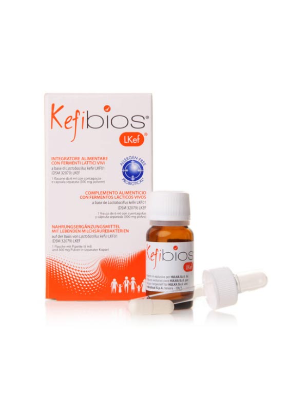 kefibios probiotico a base di Lactobacillus Kefiri LKF01 (DSM 32079) LKEF 1 flacone da 6 ml