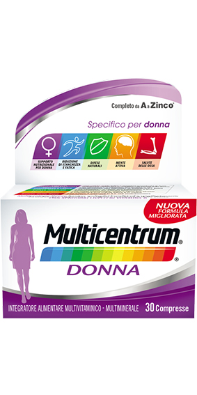 multicentrum donna integratore alimentare multivitaminico e multiminerale 90 compresse