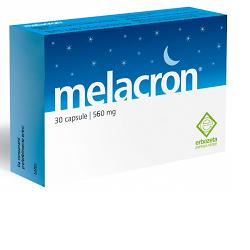 ERBOZETA melacron integratore alimentare utile per normalizzare i ritmi diurni e notturni del sonno 30 capsule