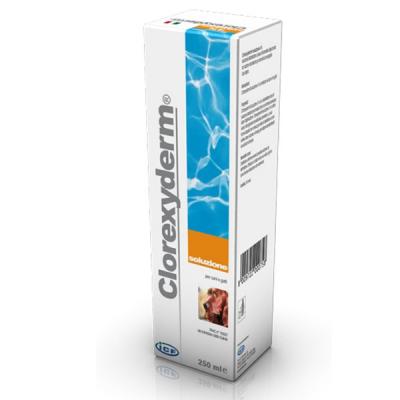 clorexyderm soluzione disinfettante in schiuma senza risciacquo ricco di sostanze idratanti ed emollienti 200 ml.