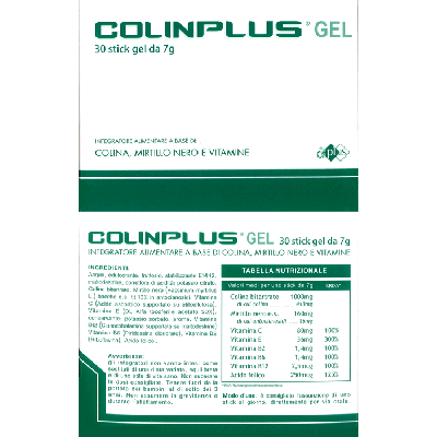 colinplus gel integratore alimentare utile per favorire la funzione del microcircolo 30 stick