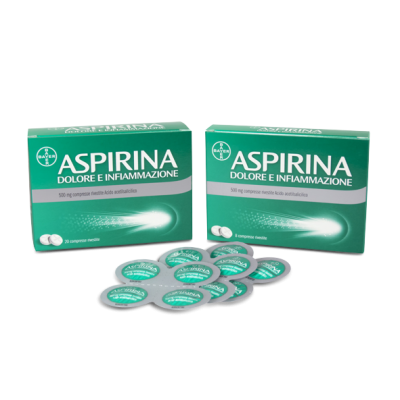BAYER aspirina dolore&infiammazione 500 mg. 8 compresse