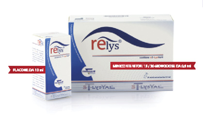 relys soluzione oftalmica flaconcino 10 ml. dispositivo medico CE 0373