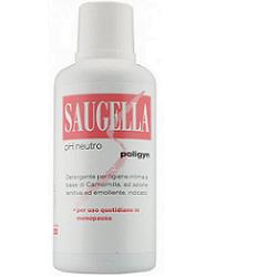 SAUGELLA POLIGYN detergente per igiene intima quotidiana femminile a base di estratto di camomilla 250 ml.