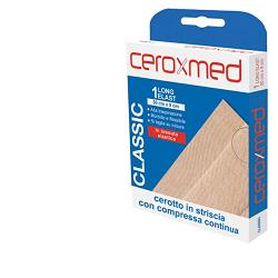 CEROXMED CLASSIC cerotto in tessuto elastico in striscia con compressa continua 50X8 cm.