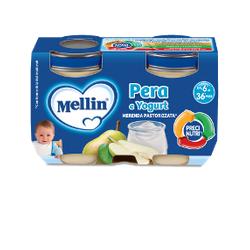 Mellin Merendina Yogurt Pera 2X120 Gr
