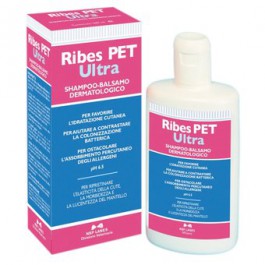 ribes pet shampoo balsamo dermatologico cani e gatti 200 ml.