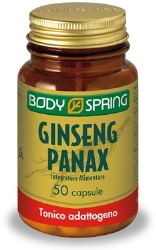 BODY SPRING Ginseng panax tonico adattogeno 50 capsule 100 mg.