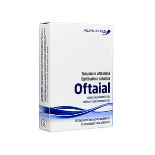 oftaial soluzione oftalmica 15 flaconi 0.6 ml.