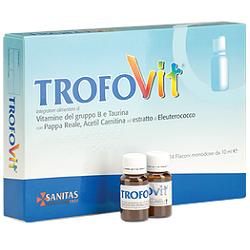 Trofovit integratore alimentare di vitamine B e taurina 14 flaconcini 10 ml.