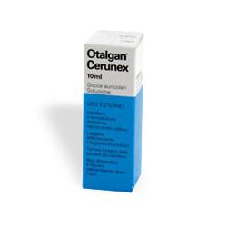 otalgan cerunex gocce auricolari per sciogliere e rimuovere il tappo di cerume 10 ml.