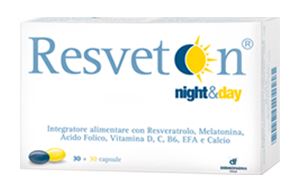 resveton night & day integratore alimentare utile per le donne in menopausa 60 capsule