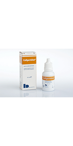 coligermina gocce Dispositivo medico indicato nel trattamento di meteorismo, aerofagia e coliche gassose 20 ml.