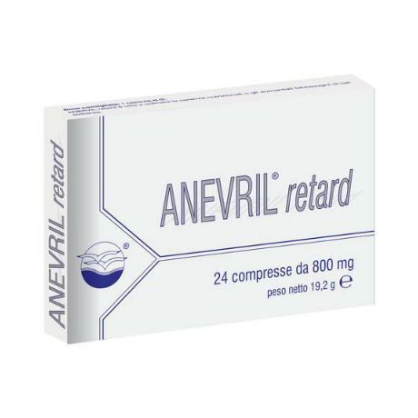 anevril retard integratore alimentare 30 compresse 500 mg.