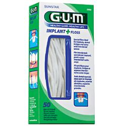 Gum Implant+Floss Filo per impianti 50 Pz