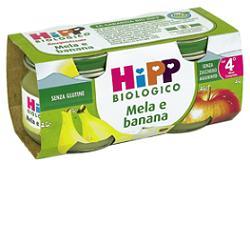 Hipp Bio Omogeneizzato Alla Mela E Banana 2X80 Gr