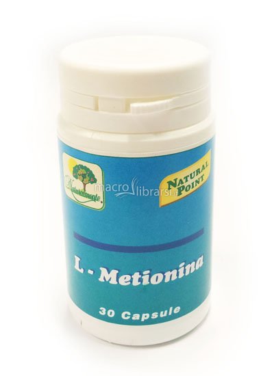 NATURAL POINT L metionina 500 mg. integratore alimentare unghie e capelli 30 capsule