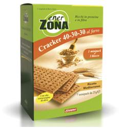 ENERZONA cracker 40-30-30 ricetta mediterranea 7 minipack