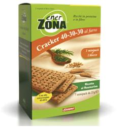 ENERZONA cracker 40-30-30 ricetta al rosmarino 7 minipack